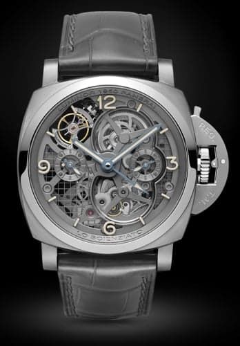 Panerai Luminor 1950 Tourbillon GMT Titanio Lo Scienziato