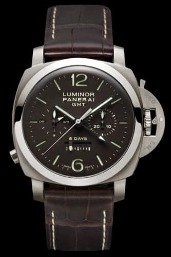 Panerai Luminor 1950 Chrono Monopulsante 8 Days GMT Titanio