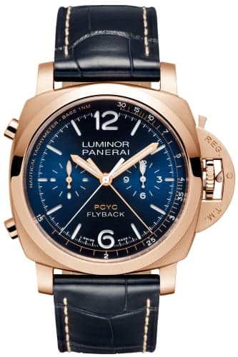 Panerai Luminor 1950 44 PCYC Chrono Flyback Automatic Red Gold / Blue