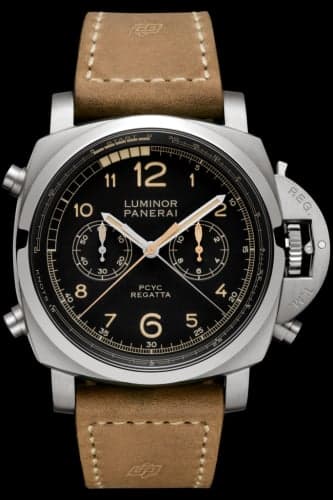 Panerai Luminor 1950 47 Regatta PCYC 3 Days Chrono Flyback Automatic Titanium / Black