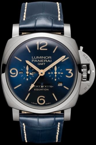 Panerai Luminor 1950 47 Equation Of Time 8 Days Titanium / Blue