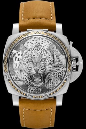 Panerai Luminor 1950 3 Days Automatic Acciaio Sealand for Purdey Leopard