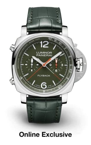 Panerai Luminor 1950 44 3 Days Chrono Flyback Automatic Stainless Steel / Verde Militare