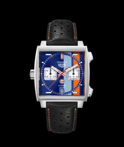 TAG Heuer Monaco Calibre 11 Stainless Steel / Blue / Gulf 50th Anniversary