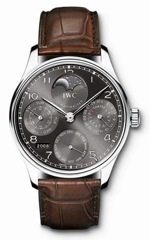 IWC Schaffhausen Portuguese Perpetual Calendar 5022 White Gold / Ardoise