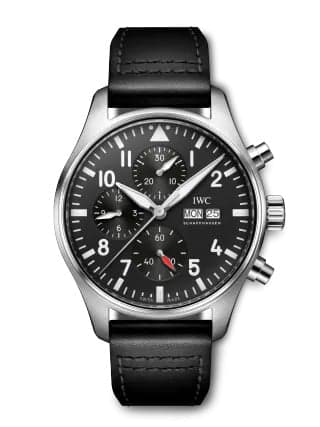 IWC Schaffhausen Pilot's Watch Chronograph Stainless Steel / Black