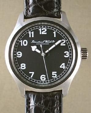 IWC Schaffhausen Pilot's Watch Mark XII Platinum / Black / Japan