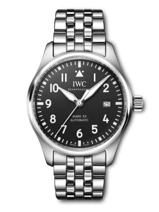 IWC Schaffhausen Pilot's Watch Mark XX Stainless Steel / Black / Bracelet