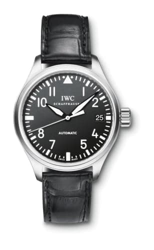 IWC Schaffhausen Pilot's Watch Midsize / Black Alligator