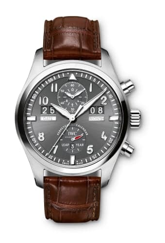 IWC Schaffhausen Pilot's Watch Spitfire Perpetual Calendar Digital Date-Month Stainless Steel