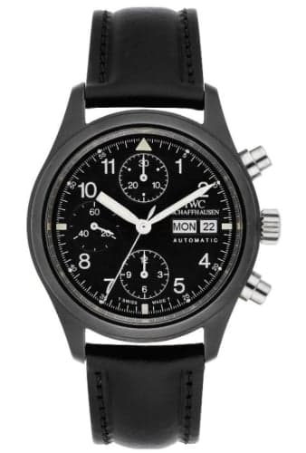 IWC Schaffhausen Pilot's Watch Chronograph Ceramic / French / Strap