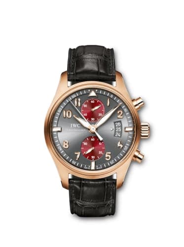 IWC Schaffhausen Pilot's Watch Spitfire Chronograph Tribeca Film Festival 2014 Red Gold