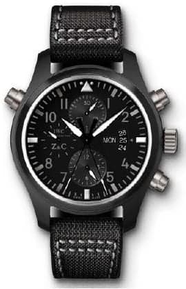 IWC Schaffhausen Pilot's Watch Double Chronograph Top Gun Zegg & Cerlati
