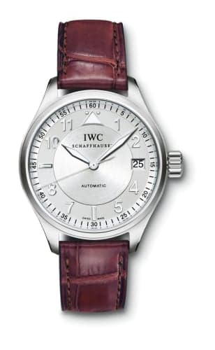 IWC Schaffhausen Pilot's Watch Spitfire Midsize / Bordeaux Alligator