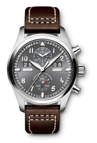 IWC Schaffhausen Pilot's Watch Spitfire Perpetual Calendar Digital Date-Month Stainless Steel