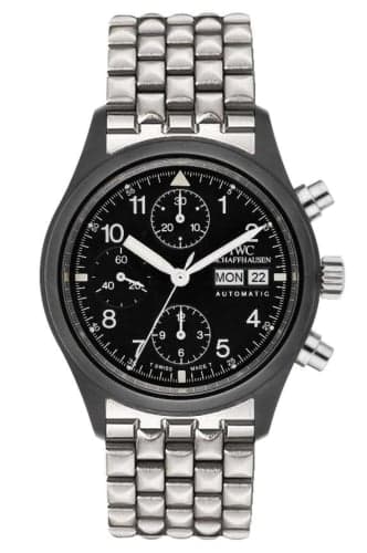IWC Schaffhausen Pilot's Watch Chronograph Ceramic / English / Bracelet