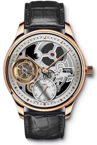 IWC Schaffhausen Portugieser Tourbillon Hand-Wound Squelette Red Gold