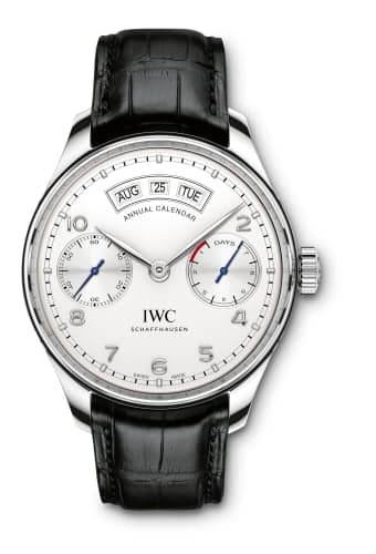 IWC Schaffhausen Portugieser Annual Calendar Stainless Steel / Silver