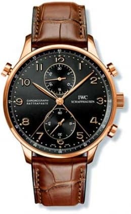 IWC Schaffhausen Portuguese Chrono-Rattrapante Rose Gold / Black