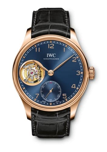 IWC Schaffhausen Portugieser Tourbillon Red Gold / Blue