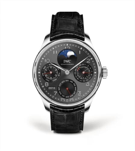 IWC Schaffhausen Portugieser Perpetual Calendar Single Moon Platinum / Dubail