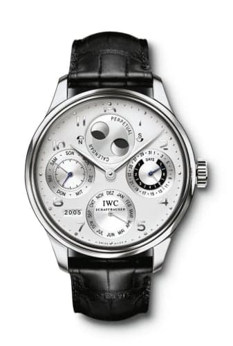 IWC Schaffhausen Portuguese Perpetual Calendar 5021 Platinum / Silver
