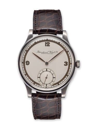 IWC Schaffhausen Portugieser 325 Silver / Art Deco / Feuille