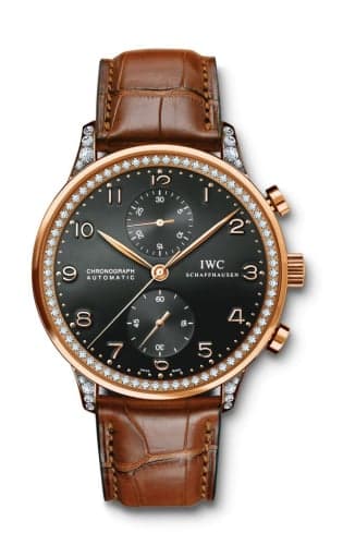 IWC Schaffhausen Portuguese Chrono-Automatic Rose Gold / 108 Diamond