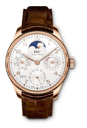 IWC Schaffhausen Portugieser Perpetual Calendar Single Moon Red Gold / Silver