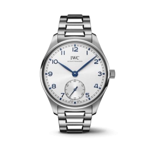 IWC Schaffhausen Portugieser Automatic 40 Stainless Steel / Silver - Blue / Bracelet