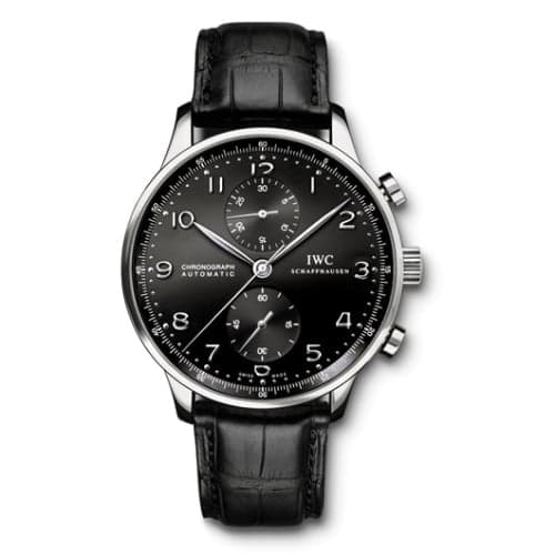 IWC Schaffhausen Portuguese Chrono-Automatic Stainless Steel / Black