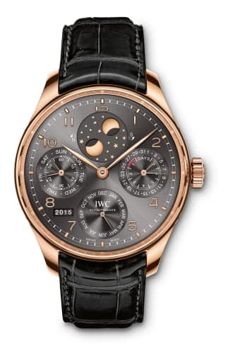 IWC Schaffhausen Portugieser Perpetual Calendar Double Moon Red Gold / Ardoise
