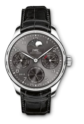 IWC Schaffhausen Portugieser Perpetual Calendar Single Moon White Gold / Ardoise