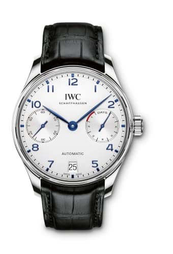 IWC Schaffhausen Portugieser Automatic 5007 Stainless Steel / Silver - Blue Numerals