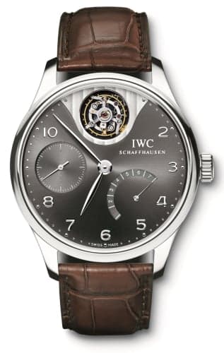 IWC Schaffhausen Portuguese Tourbillon Mystere White Gold / Ardoise