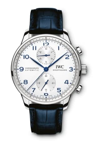 IWC Schaffhausen Portuguese Chrono-Automatic Stainless Steel / Silver