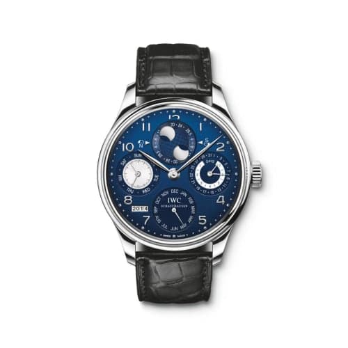 IWC Schaffhausen Portugieser Perpetual Calendar 5032 White Gold / Blue