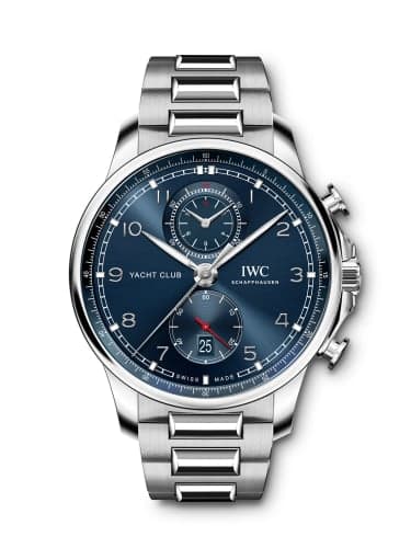 IWC Schaffhausen Portugieser Yacht Club Chronograph Stainless Steel / Blue / Bracelet