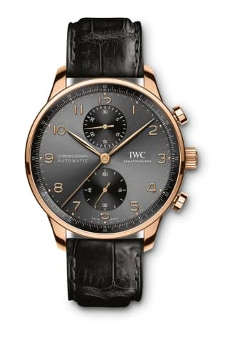 IWC Schaffhausen Portugieser Chronograph Red Gold / Grey