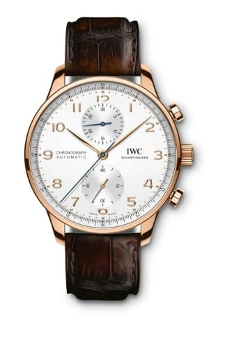 IWC Schaffhausen Portugieser Chronograph Red Gold / Silver