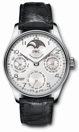 IWC Schaffhausen Portuguese Perpetual Calendar 5022 Platinum / Silver