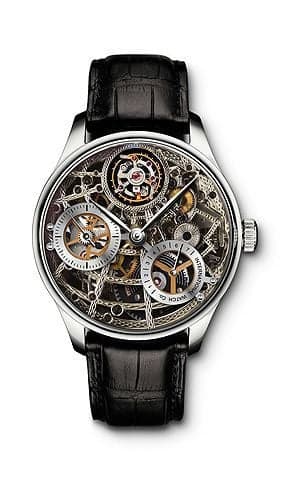 IWC Schaffhausen Portugieser Tourbillon Mystere Squelette Platinum