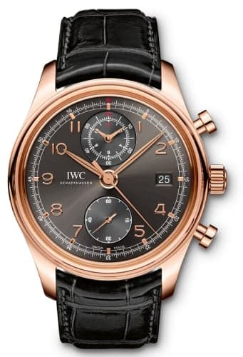 IWC Schaffhausen Portuguese Chronograph Classic Red Gold / Ardoise