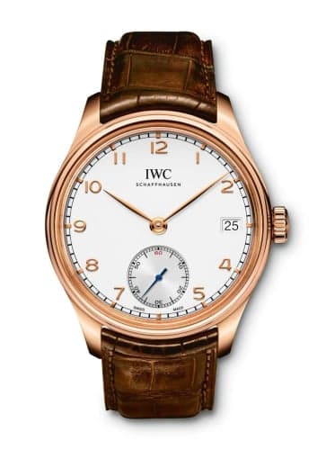 IWC Schaffhausen Portuguese Hand-Wound Eight Days Red Gold