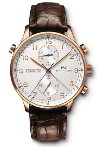IWC Schaffhausen Portugieser Chrono-Rattrapante Rose Gold / Silver