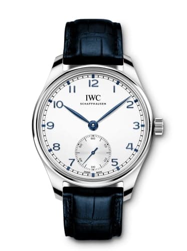 IWC Schaffhausen Portugieser Automatic 40 Stainless Steel / Silver - Blue / Alligator