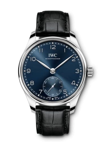 IWC Schaffhausen Portugieser Automatic 40 Stainless Steel / Blue / Alligator