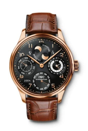 IWC Schaffhausen Portuguese Perpetual Calendar 5021 Rose Gold / Black