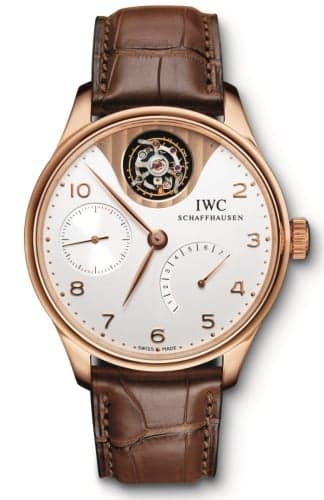 IWC Schaffhausen Portugieser Tourbillon Mystere Rose Gold / Silver