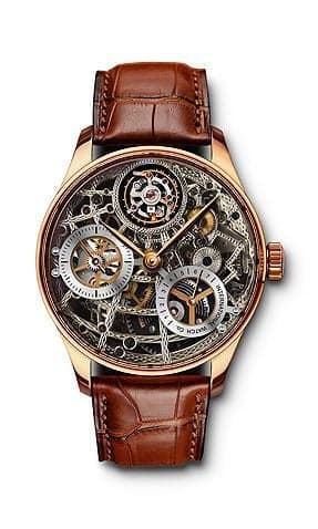 IWC Schaffhausen Portugieser Tourbillon Mystere Squelette Platinum
